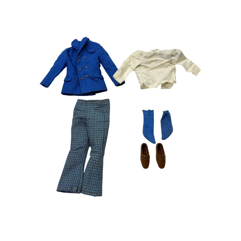 VTG Barbie Ken "Town Turtle Jacket" outfit. #1430. 1969. FLAW. complete